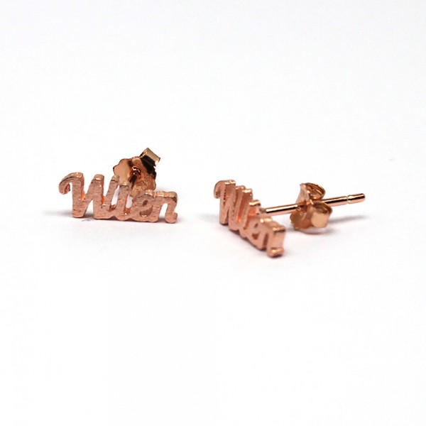 Ohrstecker Wien rosegold vergoldet aus 925 Sterling Silber