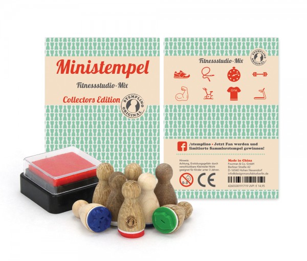 Ministempel Fitnessstudio - Mix