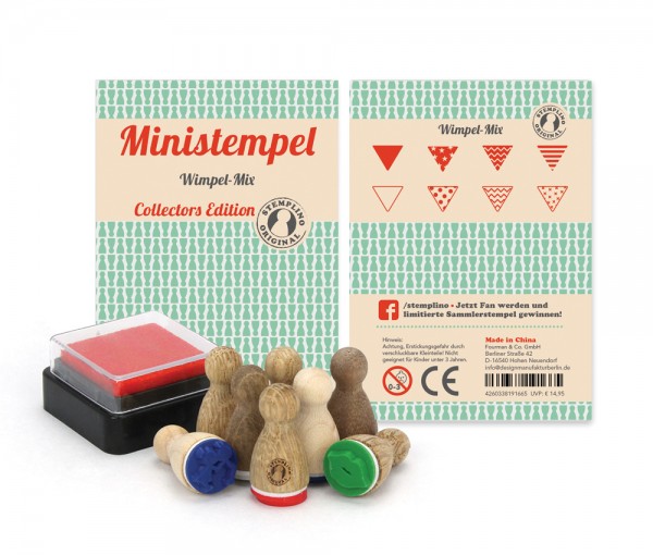 Ministempel Wimpel - Mix