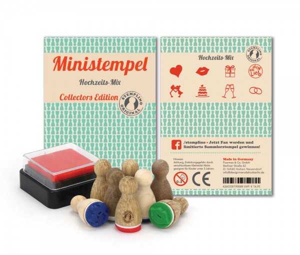 Ministempel Hochzeits - Mix