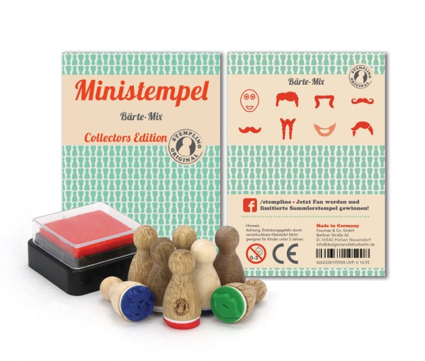 Ministempel Bärte - Mix