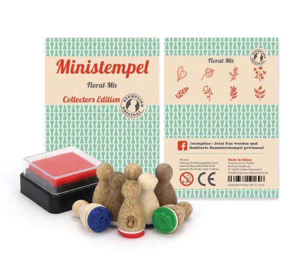 Ministempel Floral - Mix