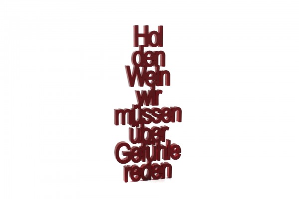 Acryltypo® - Hol den Wein