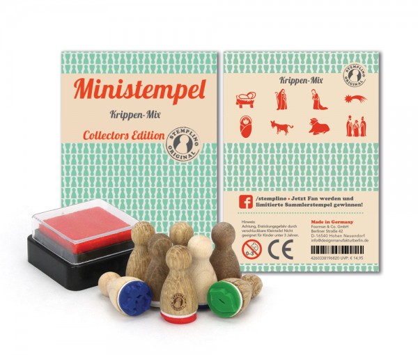 Ministempel Krippen - Mix
