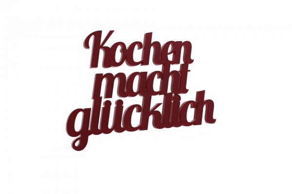 Acryltypo® - Kochen macht glücklich