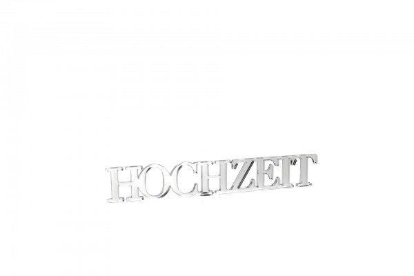 Acryltypo® - Hochzeit