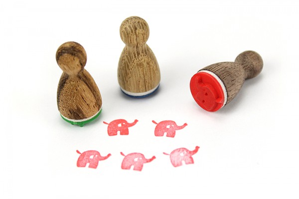 Ministempel Elmo Elefant